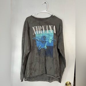 Nirvana Long Sleeve Graphic Tee